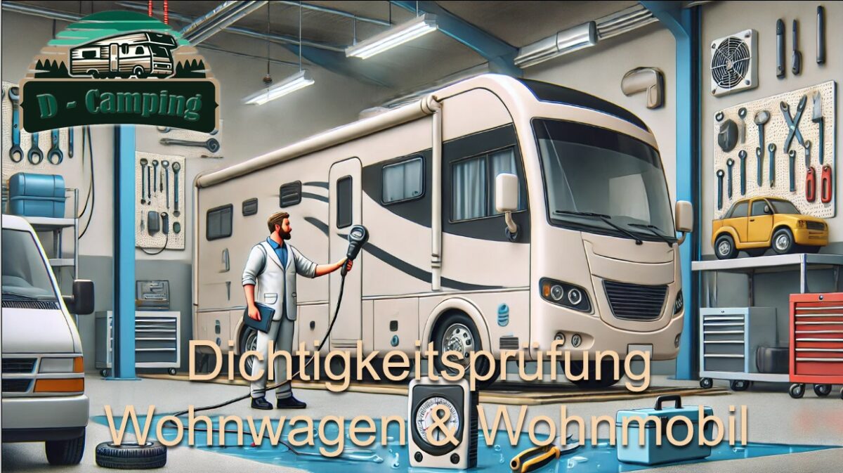 Dichtigkeitspruefung Wohnwagen Wohnmobil