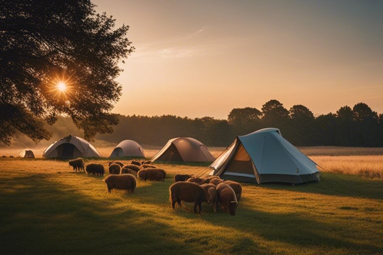Camping auf dem Bauernhof - Der Charme des ländlichen Leben