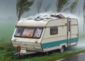Wunderschne Hagelschaden Am Wohnwagen Fotos