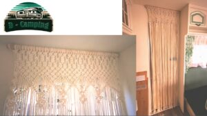 Boho Fliegenvorhang für Wohnmobil oder Wohnwagen selber machen mit Macramé