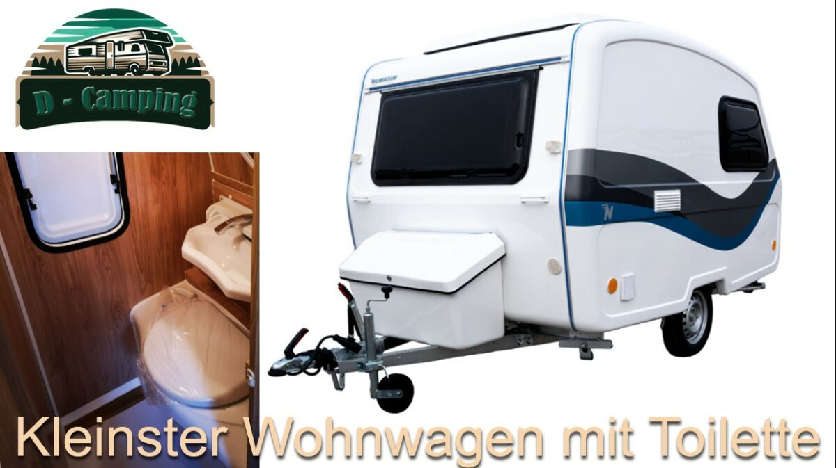 Kleinster Wohnwagen mit Toilette