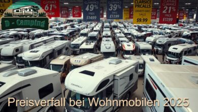 Preisverfall bei Wohnmobilen 2025