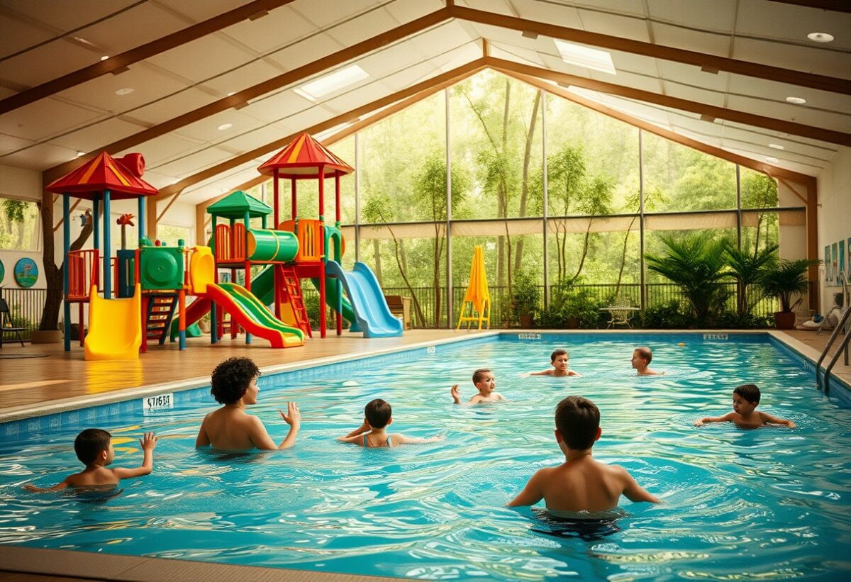 Campingplatz mit Indoor Spielplatz und Hallenbad in Europa