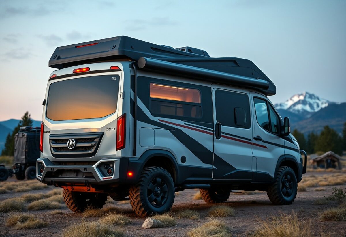 SAIC Maxus Deliver 9 - CamperVan RV unter 60.000 Euro ( KI Design Studie für ein modernes RV)