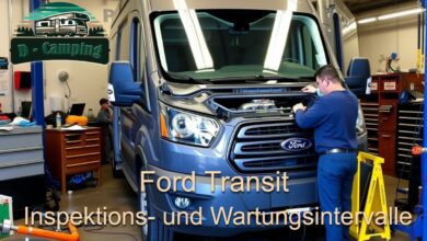 Wie oft muss ein Ford Transit zur Inspektion?