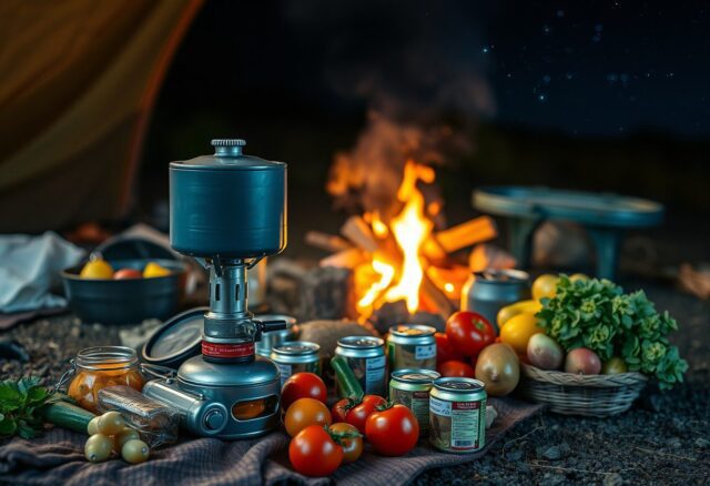 Campingessen ohne Kühlung für das perfekte Outdoor-Erlebnis [Bildinhalt mit Ki bearbeitet]