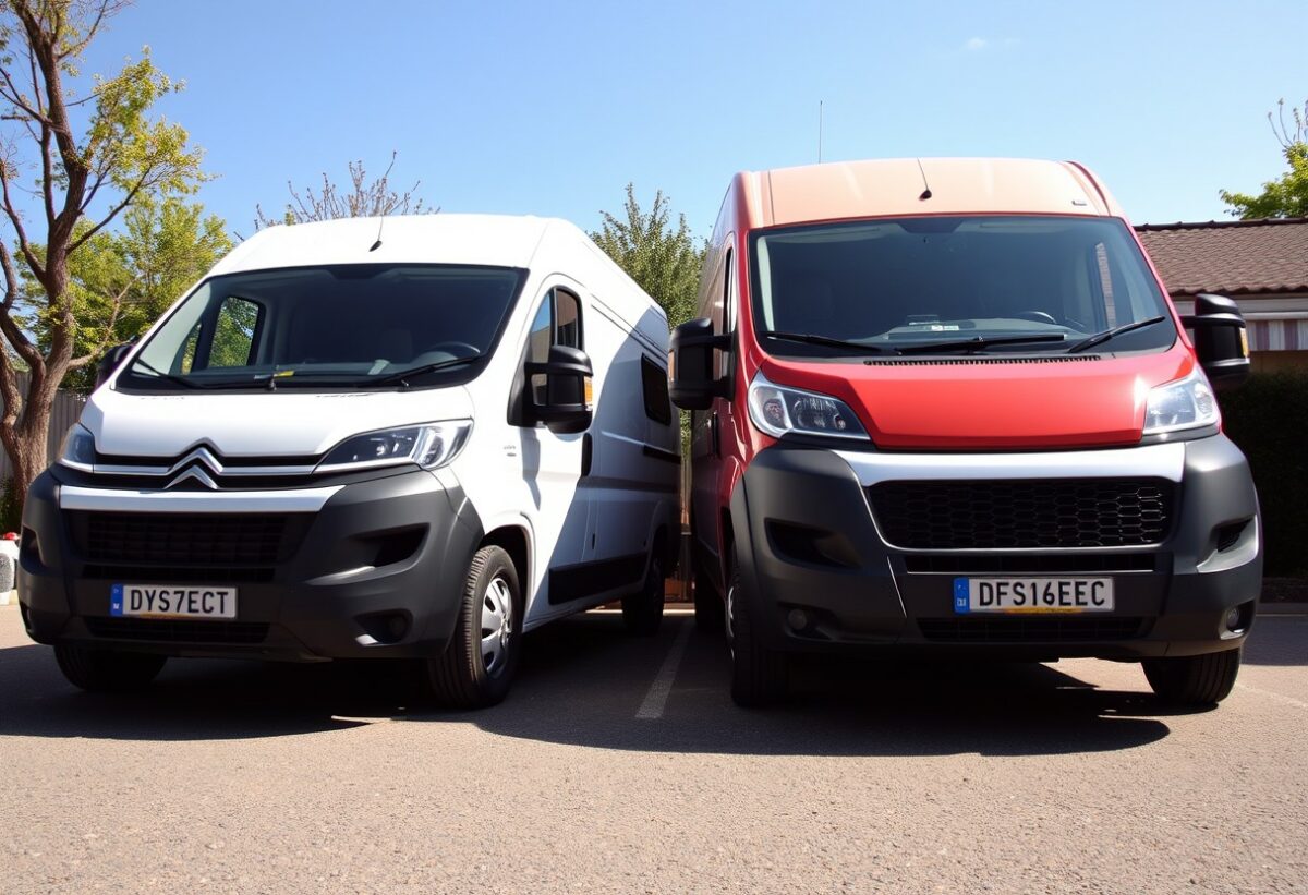 Citroën Jumper vs Fiat Ducato: Der Vergleich für die perfekte Wohnmobil-Basis