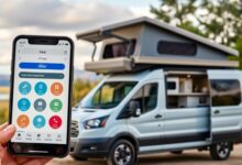 Reisemobil-Steuerung: Entdecken Sie die Ford-App für Ihren Transit Camper