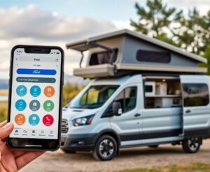 Reisemobil-Steuerung: Entdecken Sie die Ford-App für Ihren Transit Camper