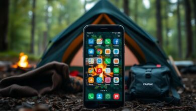 Die Top 5 Camping Apps als Must have