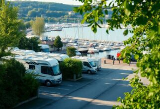 Wohnmobilstellplatz an der Stadtmarina in Brandenburg an der Havel