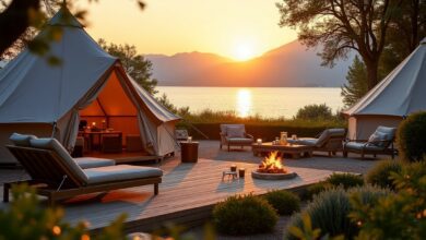 Camping Gardasee: 5-Sterne Luxuscamping in wunderbarer Atmosphäre