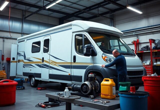 Öl und Ölfilterwechsel beim Fiat Ducato Wohnmobil