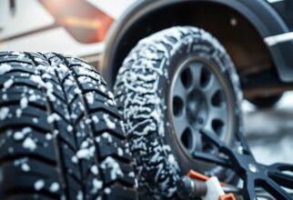 Winterreifen für Wohnwagen: Sicherheit, Auswahl und Pflege [Bildinhalt mit KI erstellt]