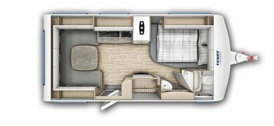 Wohnwagen Fendt Bianco 465 SFB: Komfort trifft Funktion