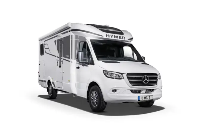 Hymer B-Klasse ModernComfort T WhiteLine 550 2025 [Bildinhalt mit Ki bearbeitet]