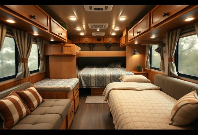Schlafen im Wohnmobil: Bettarten Übersicht