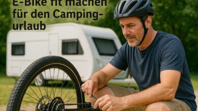 E-Bike fit machen für den Campingurlaub