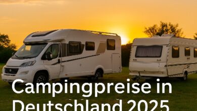 Campingpreise 2025: So viel zahlen Wohnmobil-Reisende in Deutschland wirklich