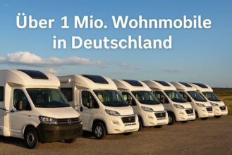 Rekordwert: Erstmals über 1 Mio. Wohnmobile in Deutschland Rekordwert: Erstmals über 1 Mio. Wohnmobile in Deutschland