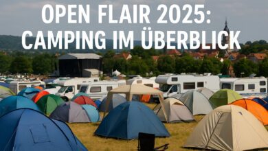 Open Flair Festival 2025: Camping-Erlebnis für alle