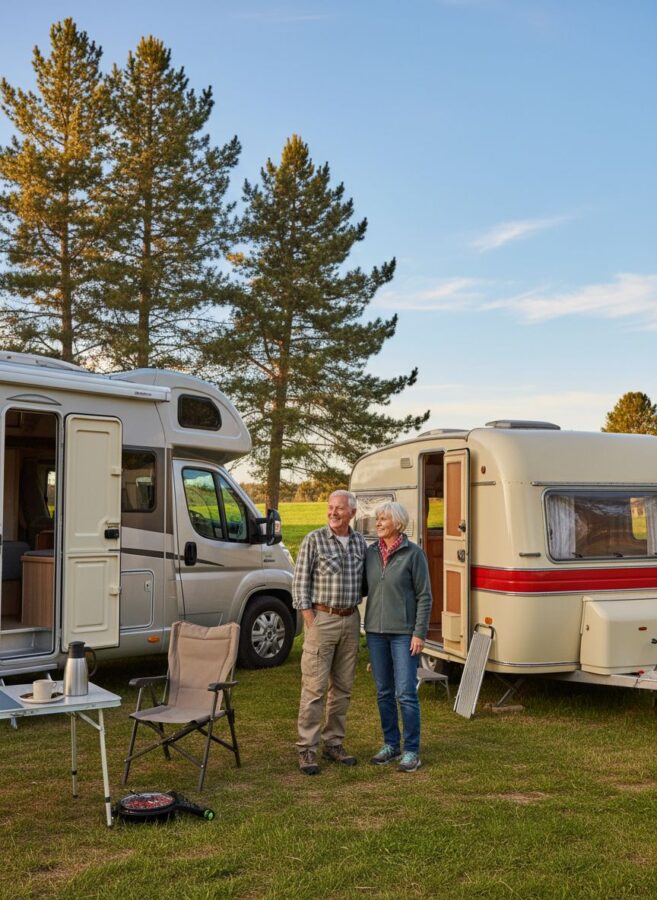 Wohnmobil oder Wohnwagen im Alter richtig wählen